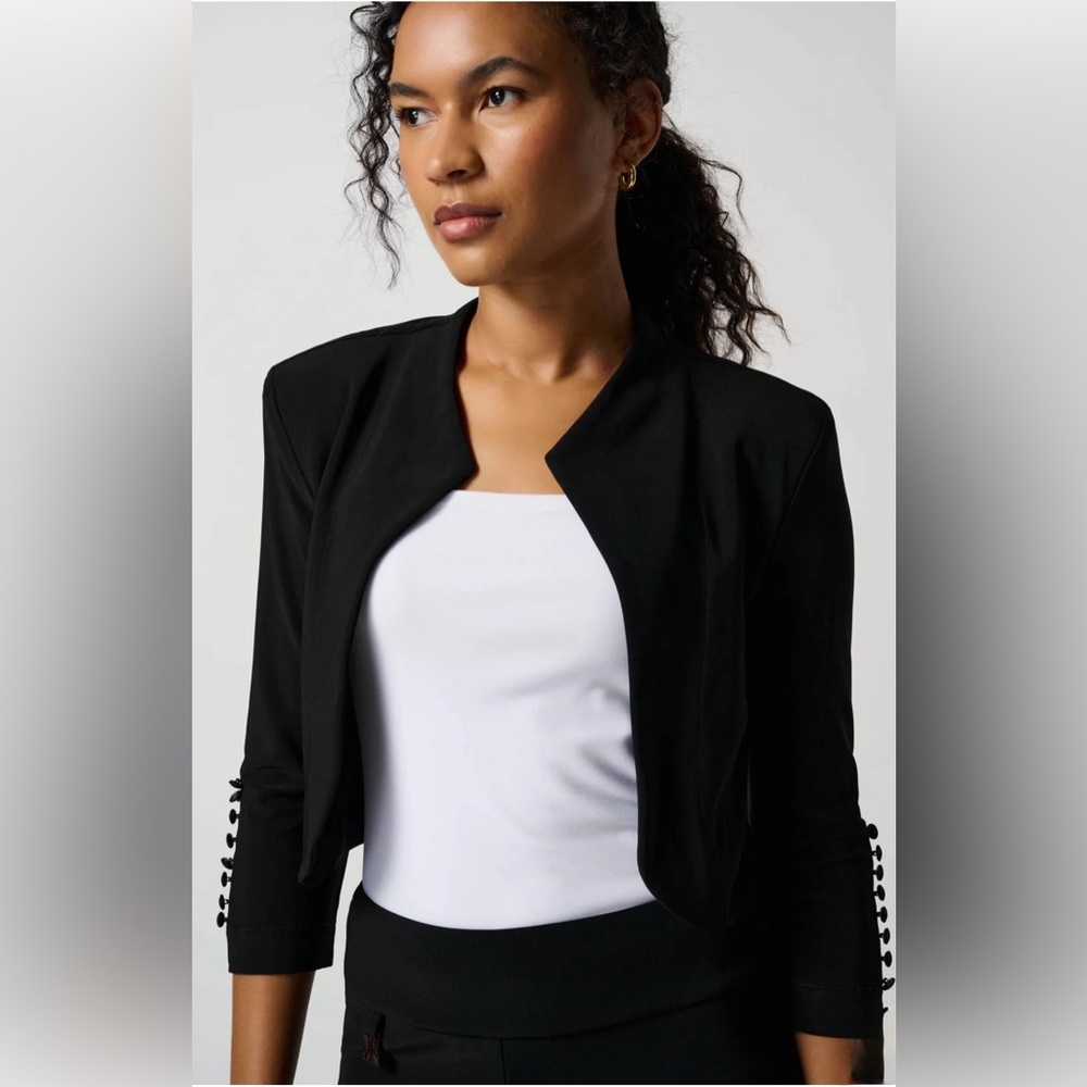 Joseph Ribkoff Black Bolero